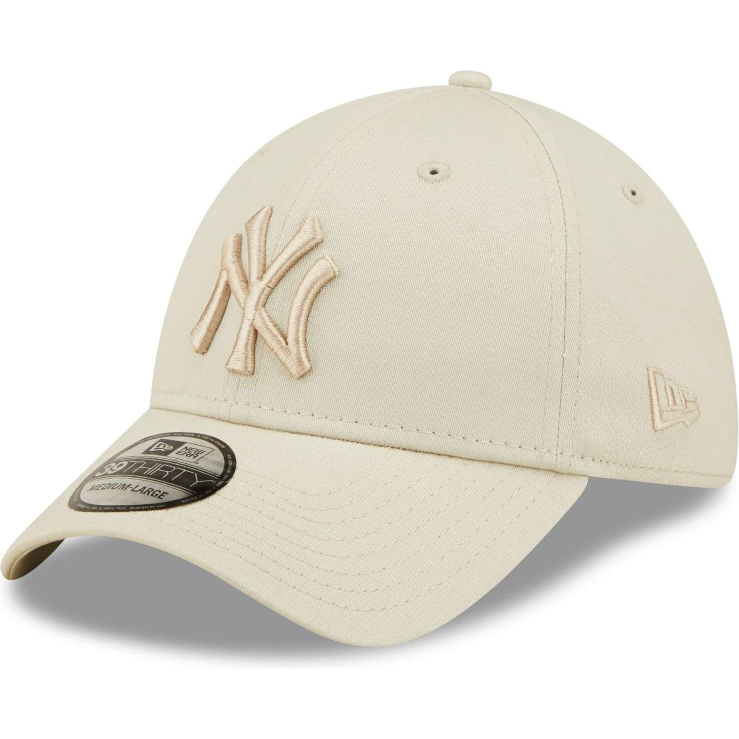 New Era, Herren, Cap, 39THIRTY Essential New York Yankees MLB Cap 60298744 -, Beige, (M)