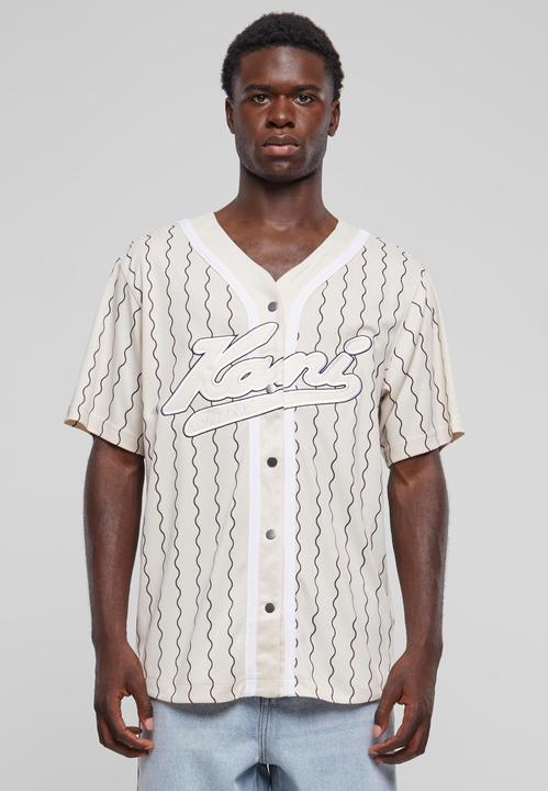 Produktbild Karl Kani KM233-014-1 KK Varsity Ziczac Pinstripe Baseball Shirt (M)