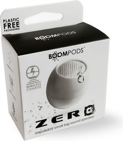 Image du produit Boompods Zero Haut-parleur Bluetooth® Mains libres, antichoc, étanche Blanc (5 h)