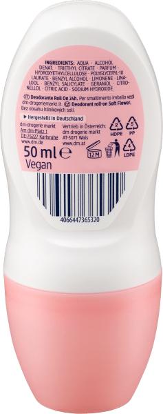 Produktbild dm Balea Deo Roll-on Soft Flower (Roll-on, 50 ml)