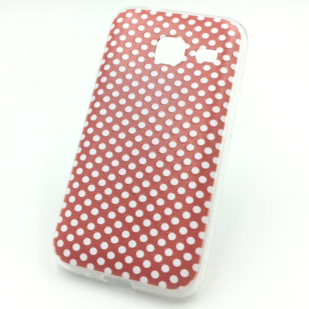 König Design Schutz Handy Hülle für Samsung Galaxy J1 Mini Case Cover Bumper Etuis Schale Rot (Samsung Galaxy J1 Mini), ...