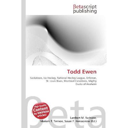 Todd Ewen, Ratgeber von Lambert M. Surhone, Mariam T. Tennoe, Susan F. Henssonow