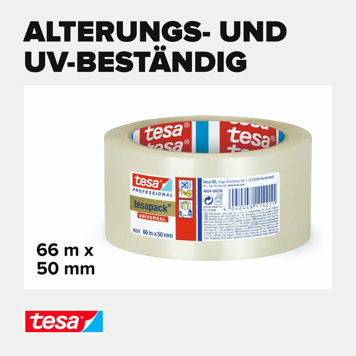 Actual product image tesa pack 4024 - Securely pack light to medium-weight parcels (50 mm)
