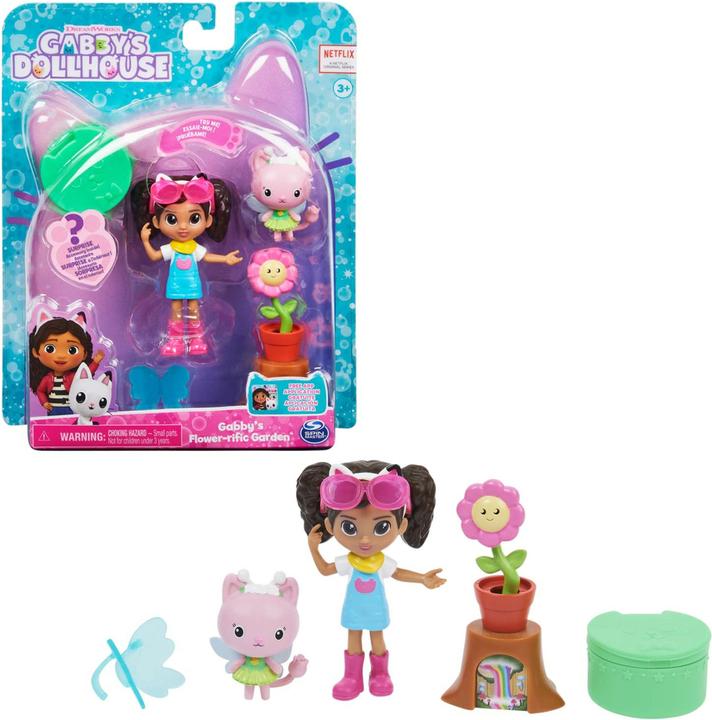 Actual product image Spin Master Gabby's Dollhouse Cattivity Pack Flower Garden