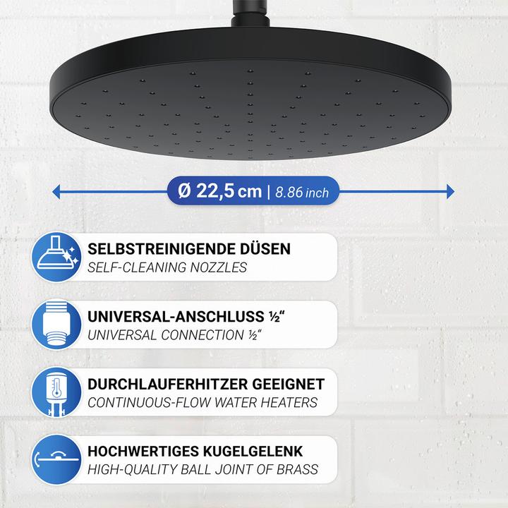 Immagine prodotto Wenko Doccia a pioggia a pulizia automatica (1 Tipo di fascio)