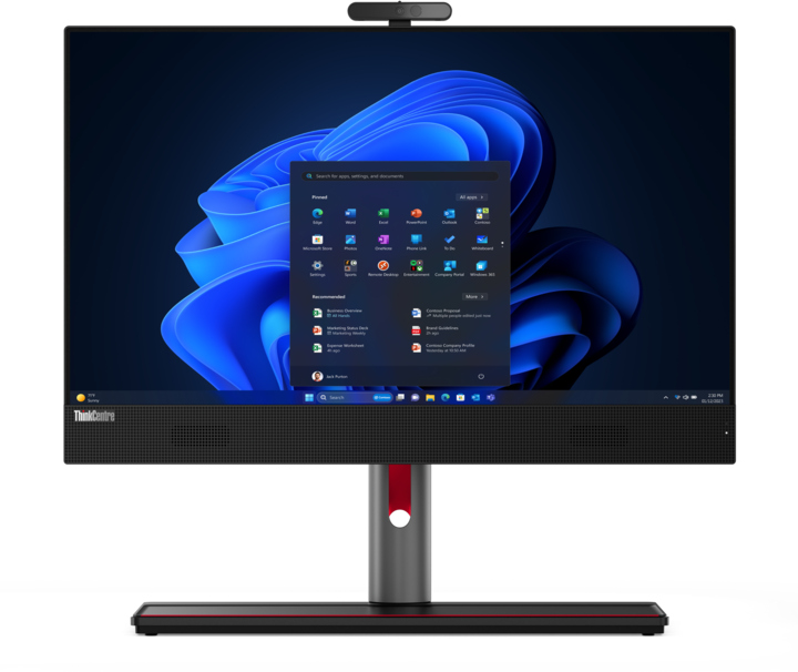 Actual product image Lenovo ThinkCentre M90a G5 AiO 23.8" FHD IPS/i5-14500/16GB/512GB SSD/DVD-RW/1yPremier/Win11 Pro/čer