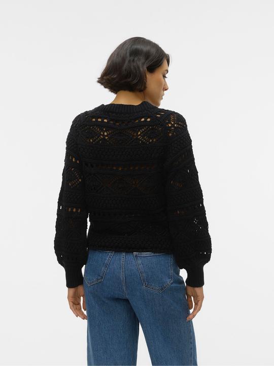 Produktbild Vero Moda Rundhals Ballonärmel Pullover Strickpullover (XS)