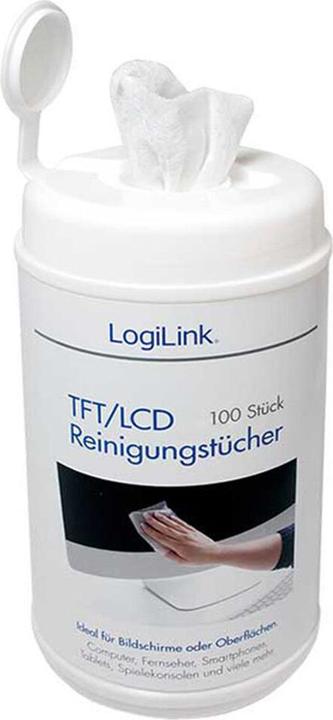 Image du produit LogiLink Chiffons de nettoyage pour écran (100 pièces) (100 x)