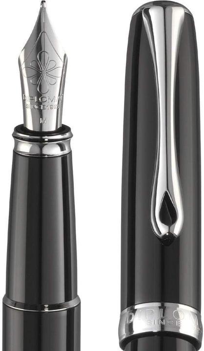 Actual product image Diplomat Fountain pen Excellence A2 lacquer black F (1x)