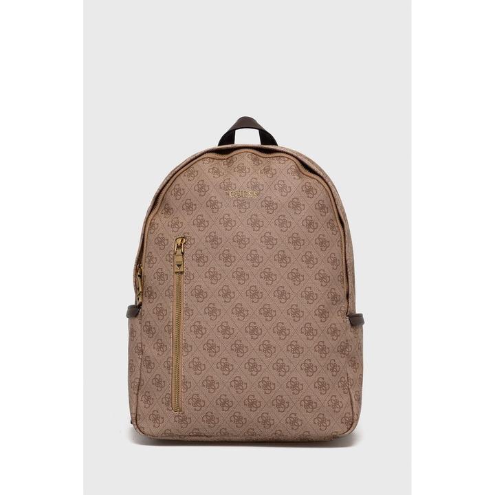 Image du produit Guess Vezzola, Synthetic Leather, Textile Backpack, Brown, 4G Logo, For Me