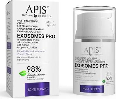 Apis Natural Cosmetics Crème biostimulante aux exosomes végétaux EXOSOMES PRO Home Therapies Innovative Skin Care (Crème pour le corps, 50 ml)