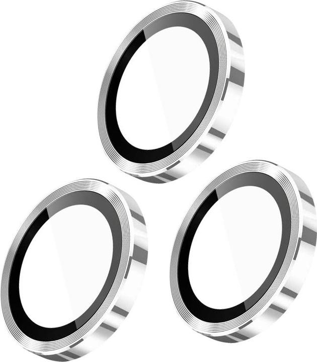 RhinoShield PROTECTION CAMÉRA IPHONE 15 PRO/15 PRO MAX (ARGENT) (1 pcs., Apple iPhone 15 Pro)