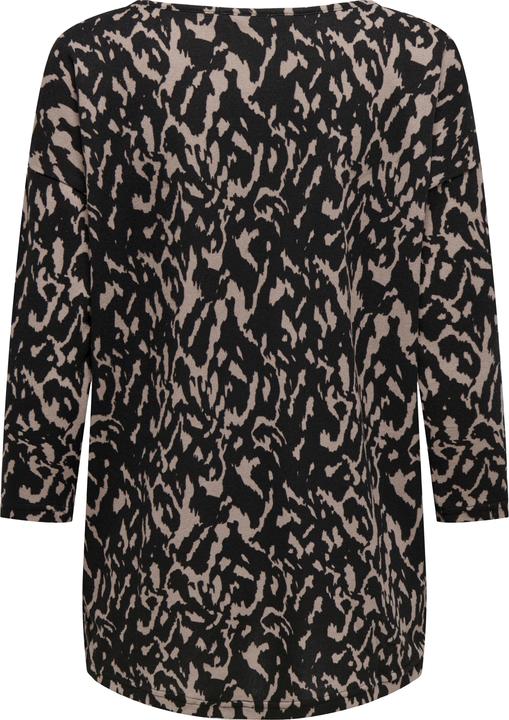 Actual product image Only Printed top with 3/4 sleeves (M)