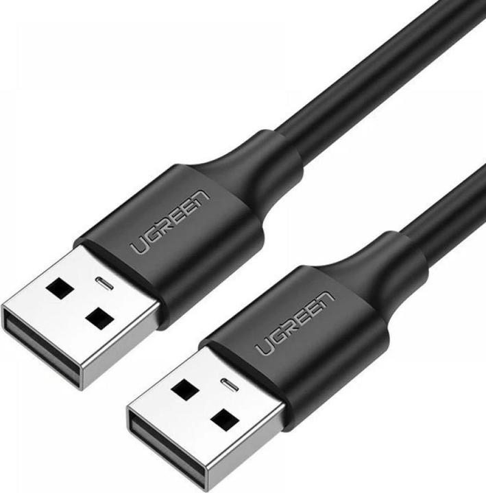 Image du produit Ugreen Câble USB 2.0 M-M US102, 1m (noir) (1 m, USB 2.0)