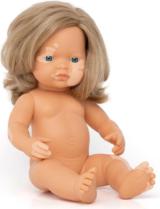 Produktbild Miniland Puppe Mädchen Vitiligo 38cm/Tüte