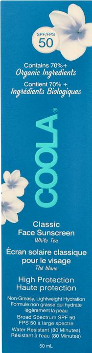 Image du produit Coola Suncare Classic Lotion White Tea (Crème solaire visage, SPF 50, 50 ml, 50 g)