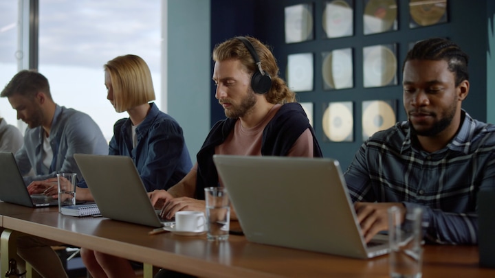 Produktbild Yealink BH72 Teams, Wireless, 20 - 20000 Hz, Office/Call center, 189 g, Headset, Black (Kabellos, USB-C)