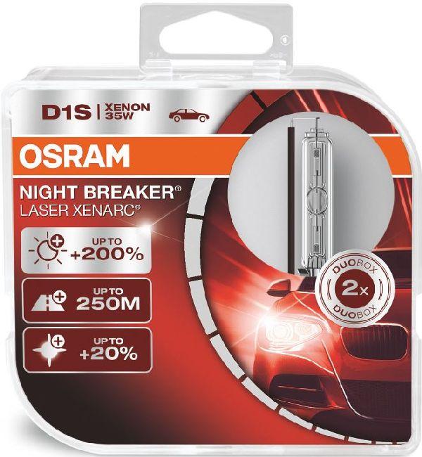 Actual product image Osram Xenon headlight lamp Xenarc Night Breaker Laser (D1S)