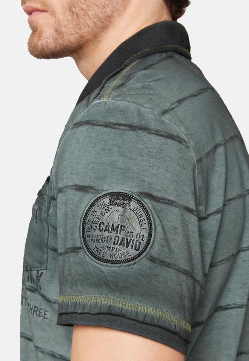 Immagine prodotto Camp David Polo Tree House Camicia a maniche corte con collo a polo (L)