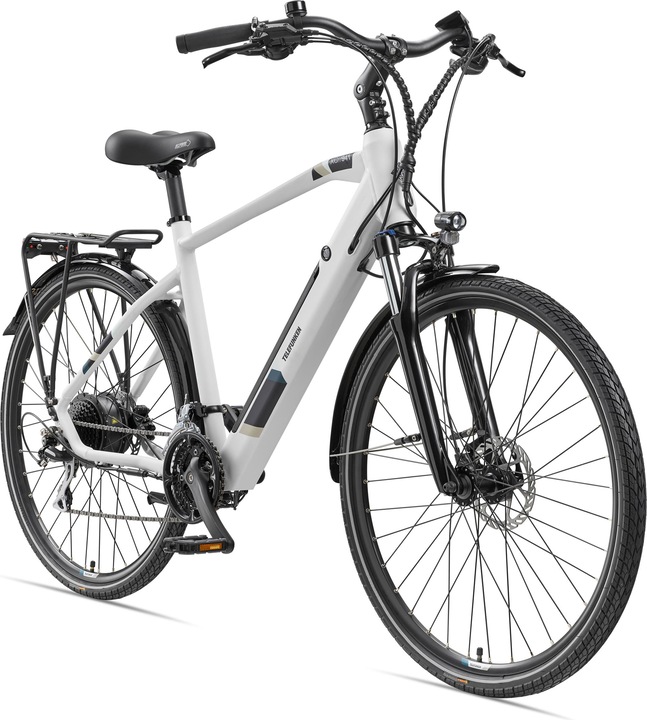 Telefunken Trekking E-Bike Expedition XC941, Wheel size 28 ", Warranty 24 month(s), Light Grey (50 cm)