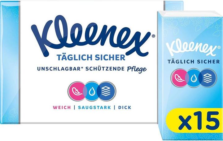 Actual product image Kleenex Taschentücher Täglich sicher