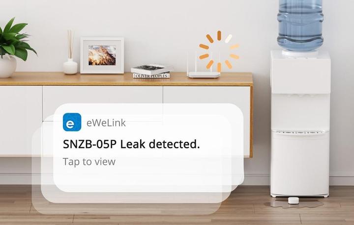 Produktbild Sonoff SNZB-05P ZigBee Wasserleck Sensor