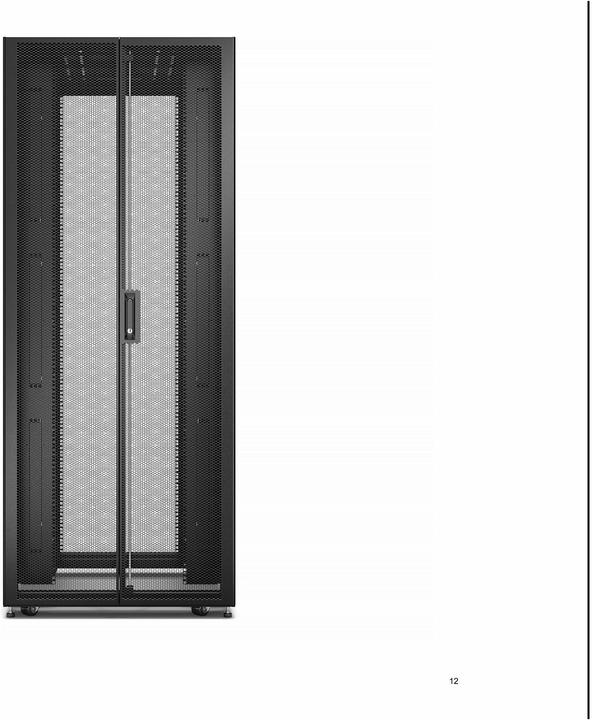 Produktbild APC Netzwerkschrank Easy Rack ER8802 48HE / Schwarz (48 HE, 19 Zoll Rack)