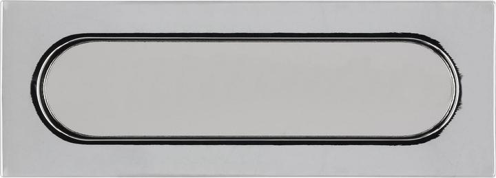 Produktbild Siro Muschelgriff Azan Breite 125 mm, Einlassmass 121 x 39 mm, ZN verchromt poliert