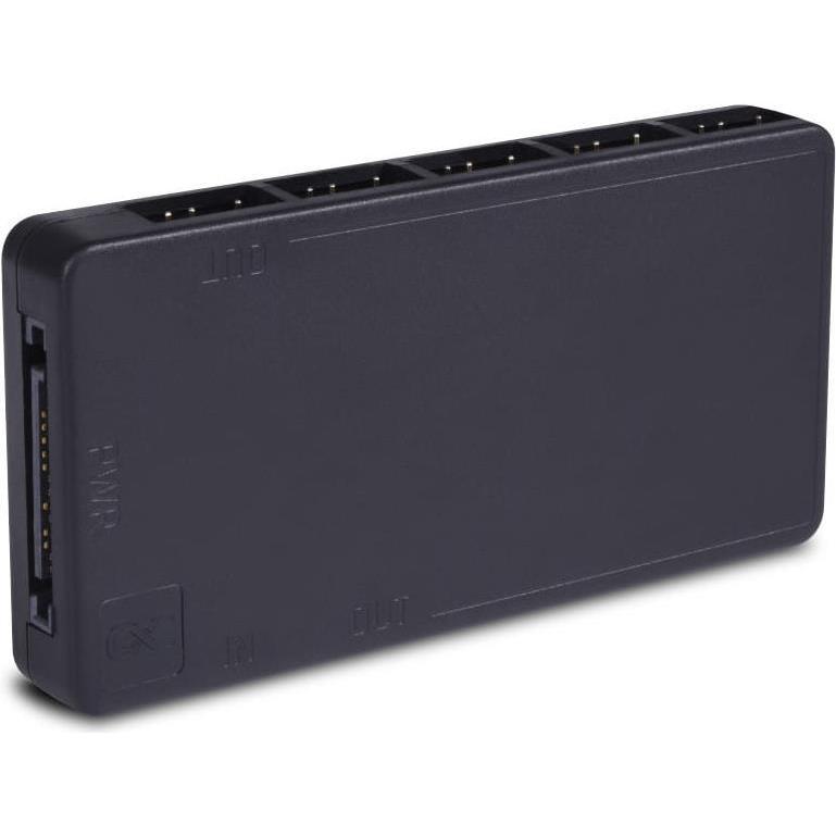 Alphacool Core 11x splitter DRGB a 3 pin - nero (RGB), Illuminazione Modding