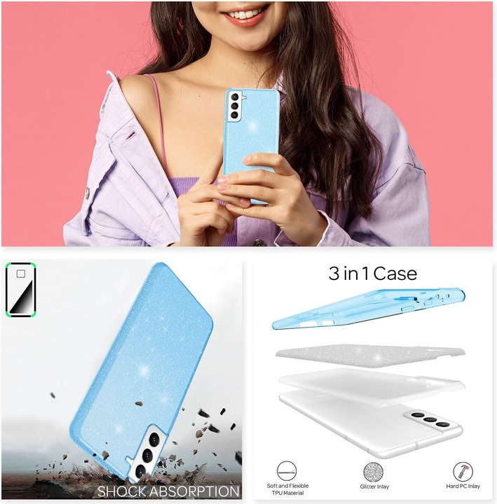 Image du produit Nalia Coque Brillante (Samsung Galaxy S21 FE)