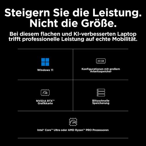 Produktbild HP ZBook Firefly 16 G11 (16", 1000 GB, 32 GB, DE, Intel Core Ultra 7 155H)