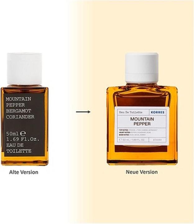 Actual product image Korres Mountain Pepper (Eau de toilette, 50 ml)