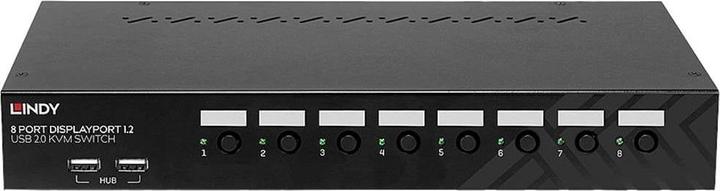 Image du produit Lindy Commutateur KVM 8 ports DisplayPort 1.2 USB 2.0