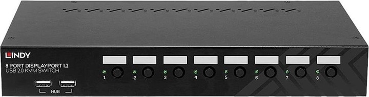Produktbild Lindy 8 Port DisplayPort 1.2 USB 2.0 KVM Switch