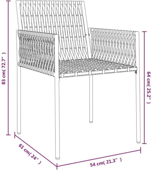 Produktbild vidaXL Gartenstuhl