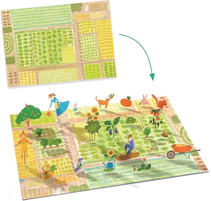 Produktbild Djeco Sticker zum Aufstellen Auf dem Bauernhof