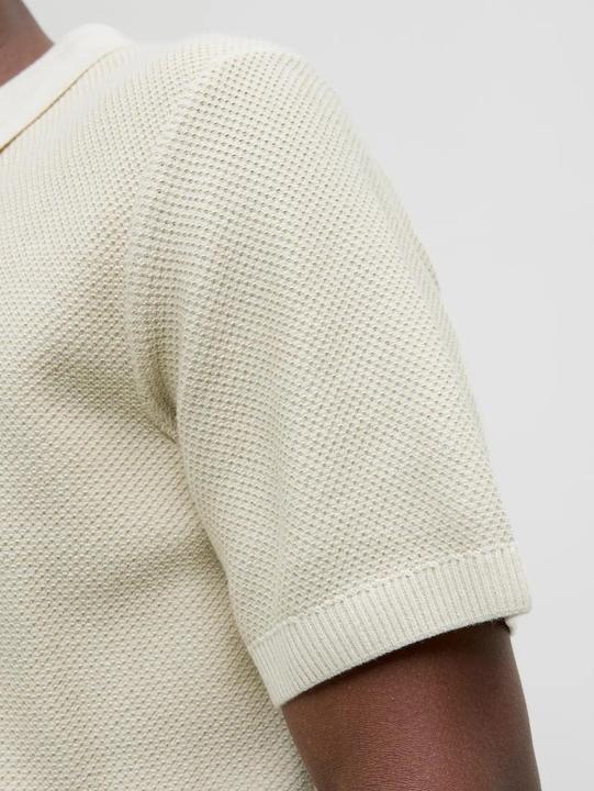 Produktbild Jack & Jones Jprcceaston Knit Split Neck Ss Sn (L)