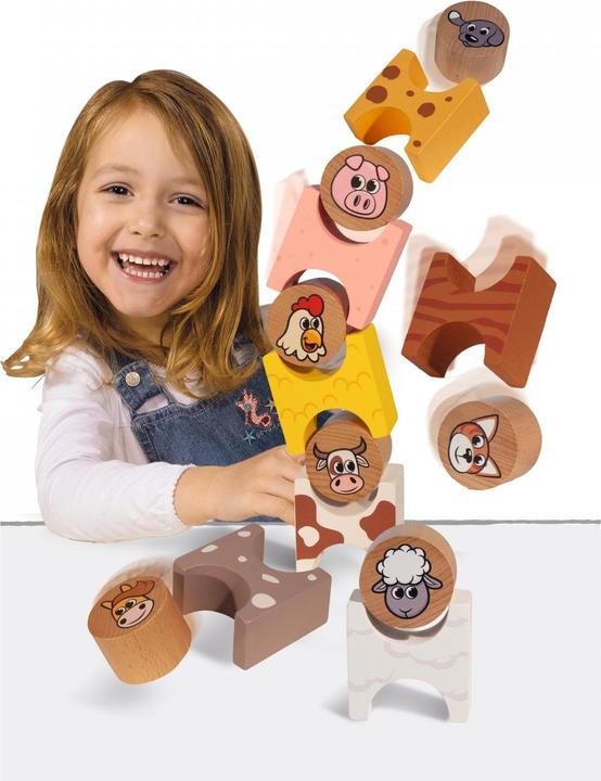 Actual product image Eichhorn Stacking game farm