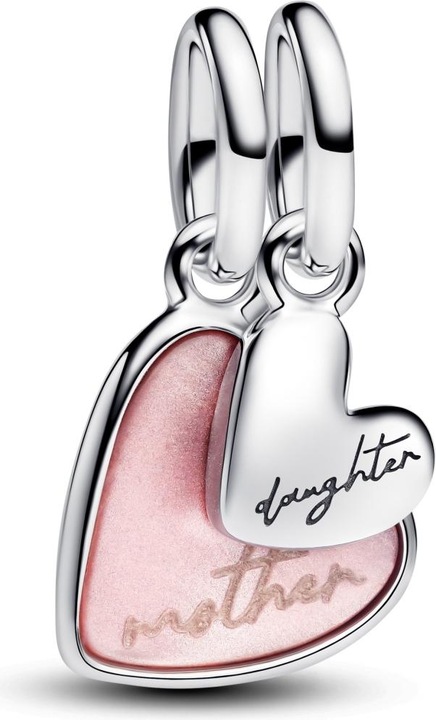 Pandora Teilbarer Mutter-Tochter-Anhänger Charm (Sterlingsilber, Harz)