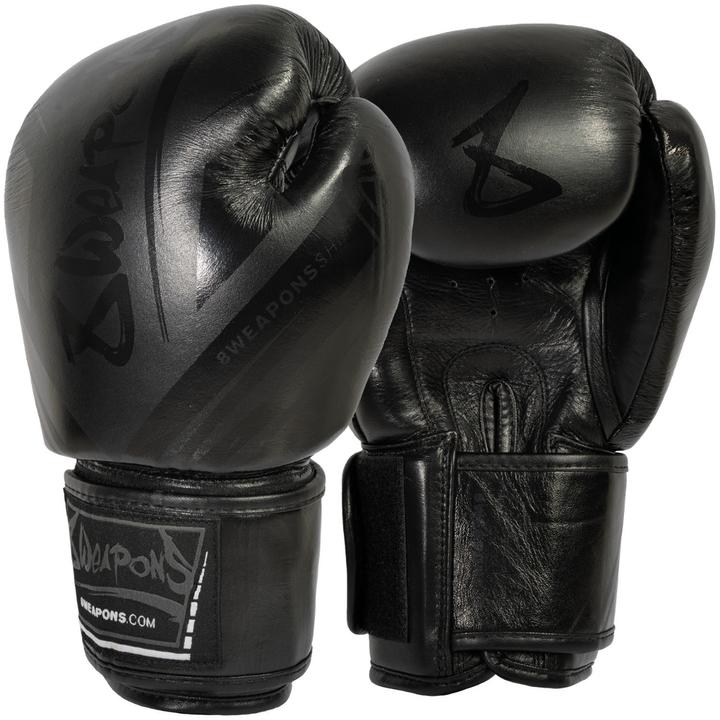 8Weapons 8 WEAPONS Boxing Gloves - Shift black-matt 10 Oz (10 OZ, 10)