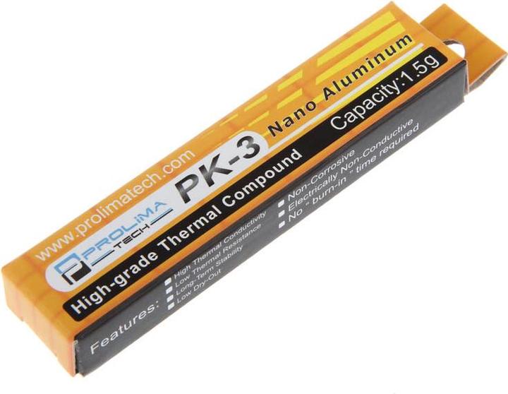 Actual product image Prolimatech PK-3 Nano Aluminum Thermal Paste (11.20 W/m K, 1.50 g)