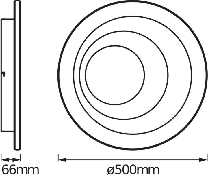 Produktbild Osram Deckenleuchte SMART+ Matter Spiral 500 mm, TW (1900 lm)