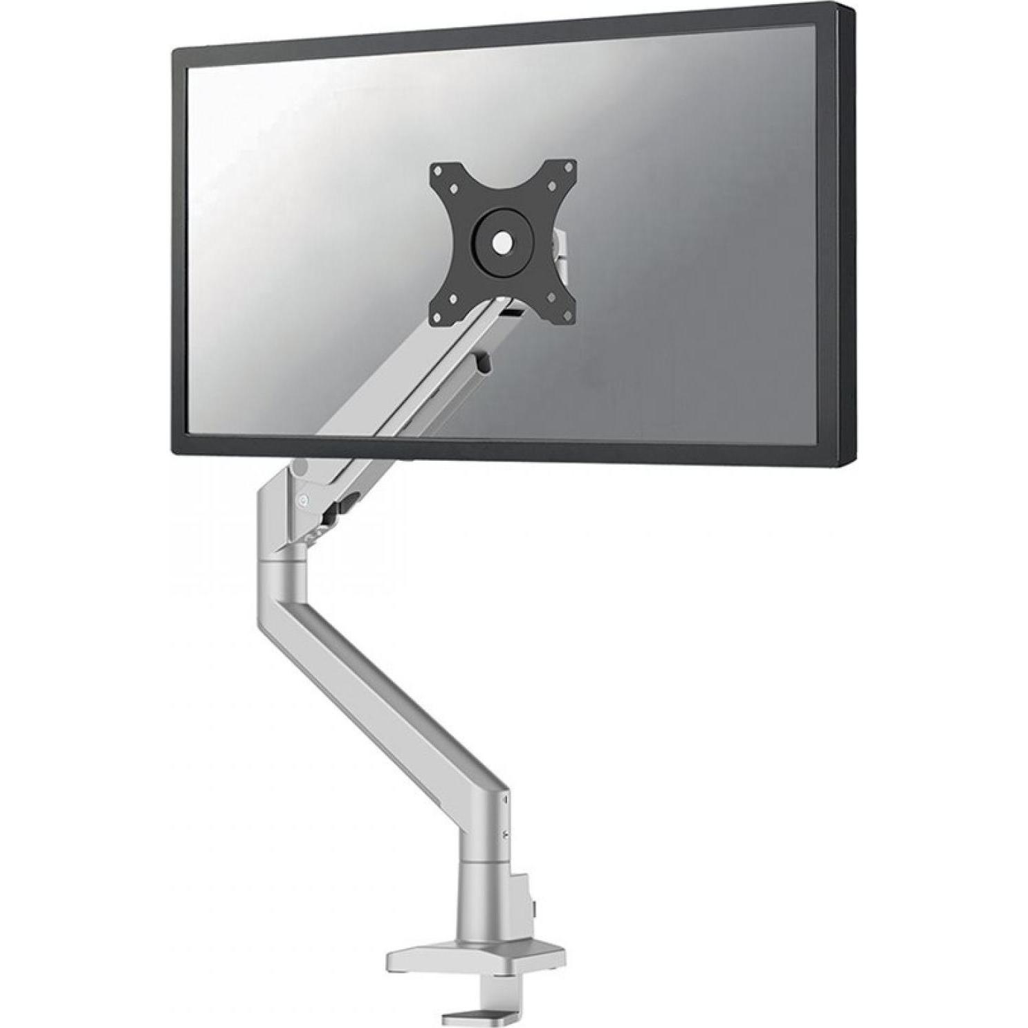 Neomounts Tischhalterung 100x100 9kg 17-35"/silber/voll beweglich (Tisch, 35"), Monitor Halterung, Silber