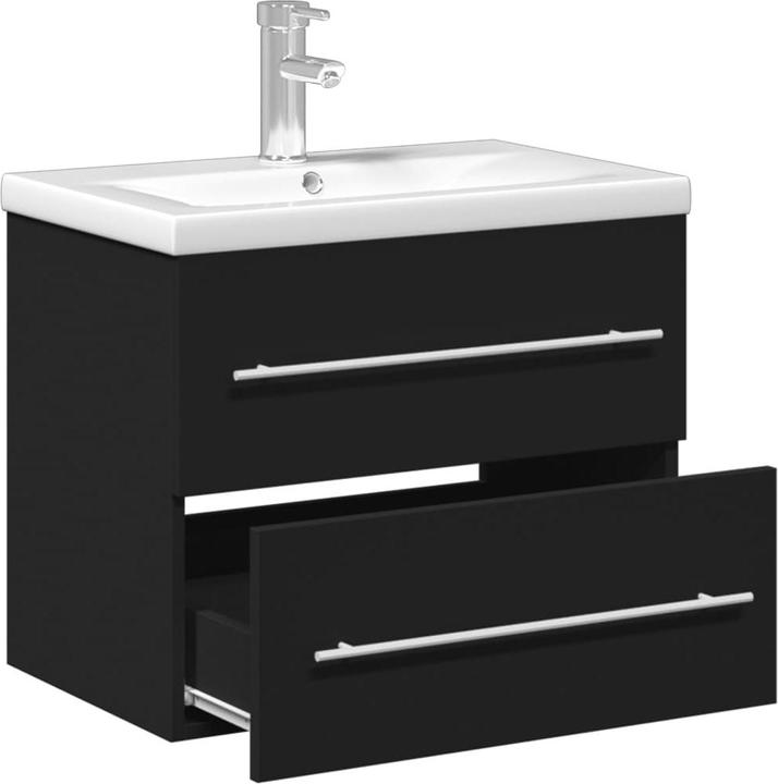 Produktbild vidaXL Waschbeckenunterschrank mit Einbaubecken