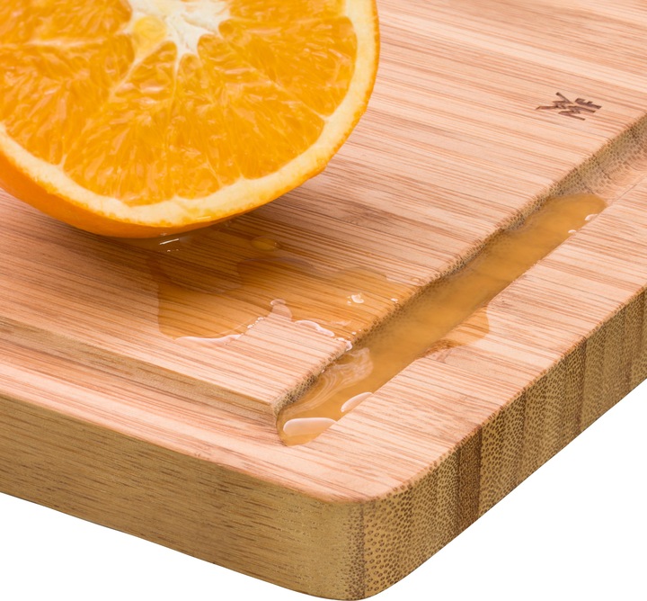 Produktbild WMF Bambus natur Schneidebrett gross mit Saftrille – klingenschonend