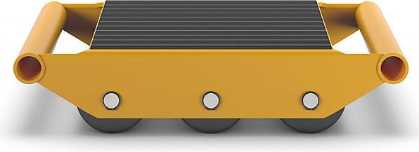 Produktbild eurokraft basic Transportroller mit Nylonrollen