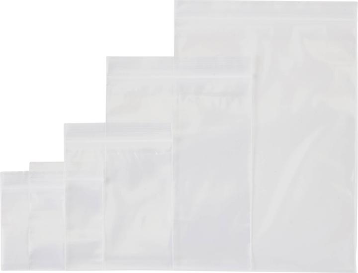 Immagine prodotto Tru Components Sacchetto con chiusura a pressione senza strisce di etichettatura Polietilene trasparente (500 pz.)