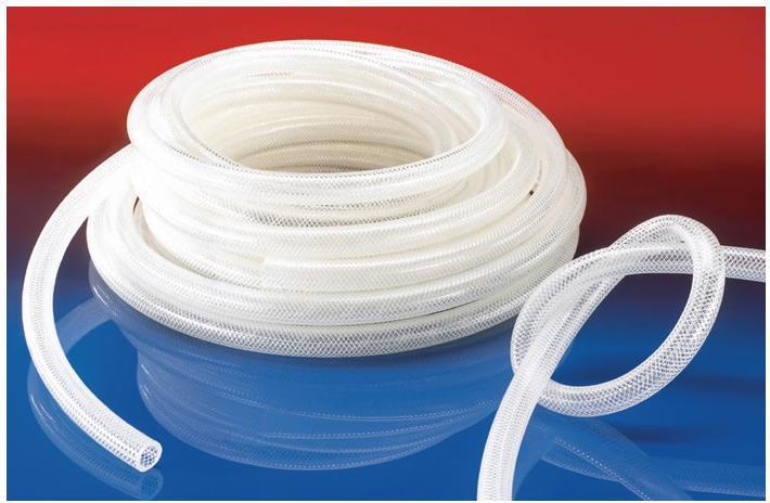 Actual product image Norres Pressure hose NORFLEX® PVC 440 Inner-Ø 9 mm Outer-Ø 15 mm Length 50 m Inner Outer Smooth Woven...