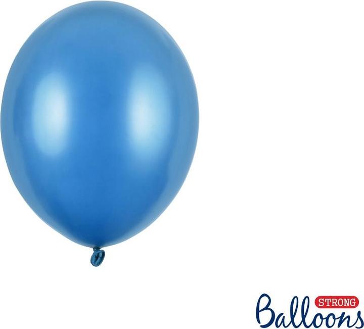 Produktbild Partydeco Luftallons 12cm Metallisch Karibik Blau (100Stk) (100 x)