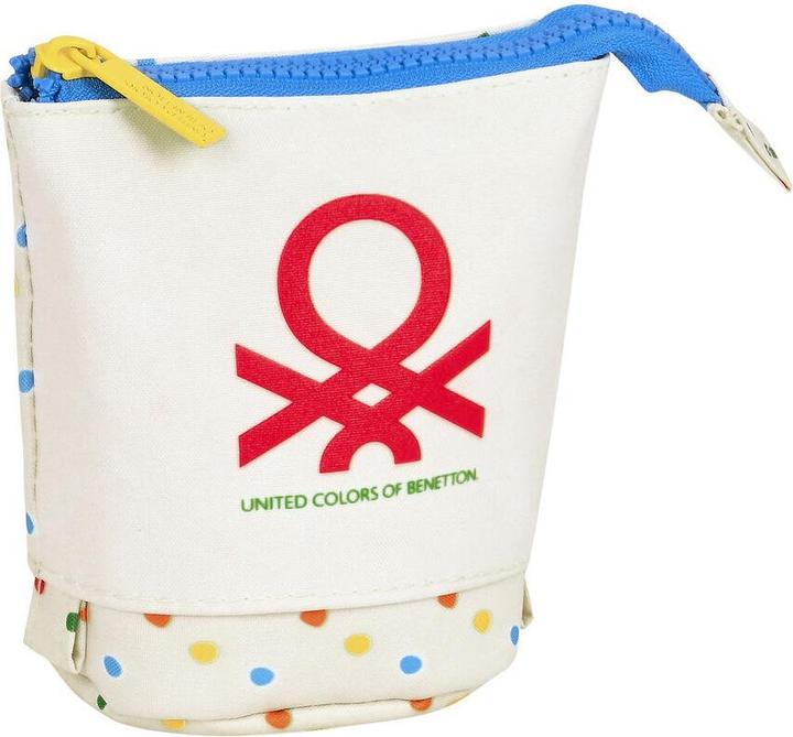 Image du produit Benetton Trousse à crayons debout Topitos Blanc (8 x 19 x 6 cm)